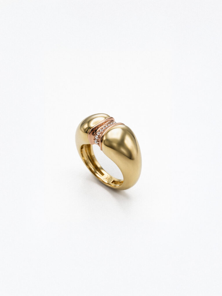 The LOVE ring Gold Bronze Jewelry Product_1