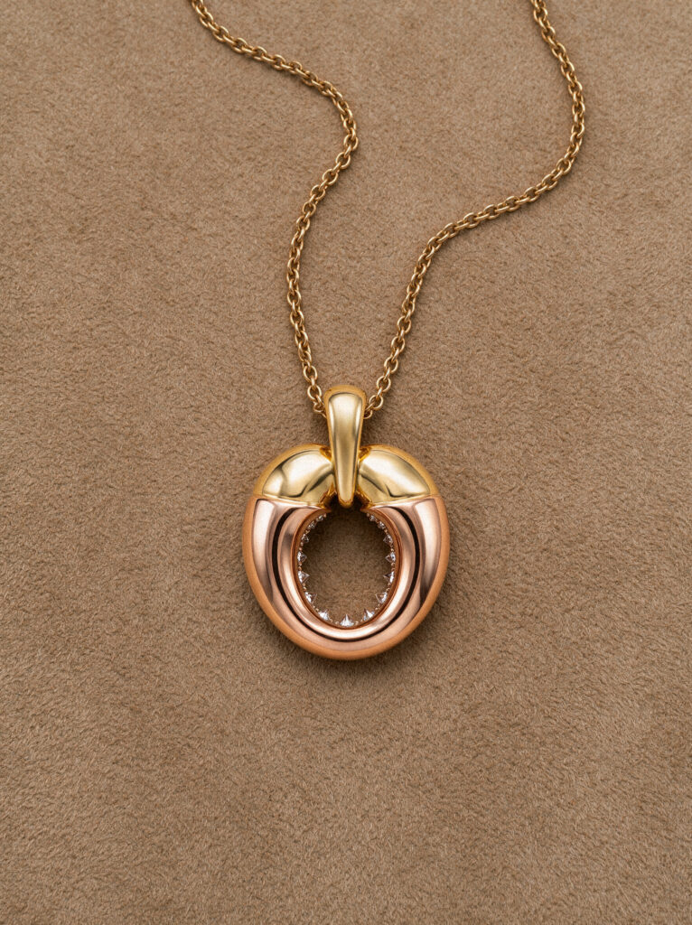 Gold Diamonds Jewelry The LOVE Pendant