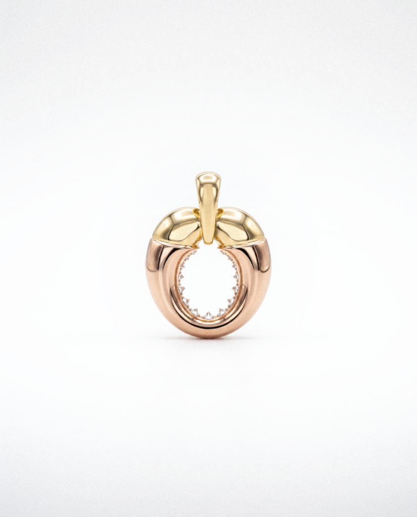 The LOVE Pendant Gold Diamonds_1